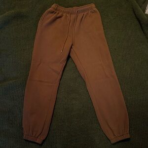 Cozy brown joggers